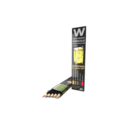 Watercolor Pencil Set Chipping and Aging Set-AK-Interactive-Radaddel