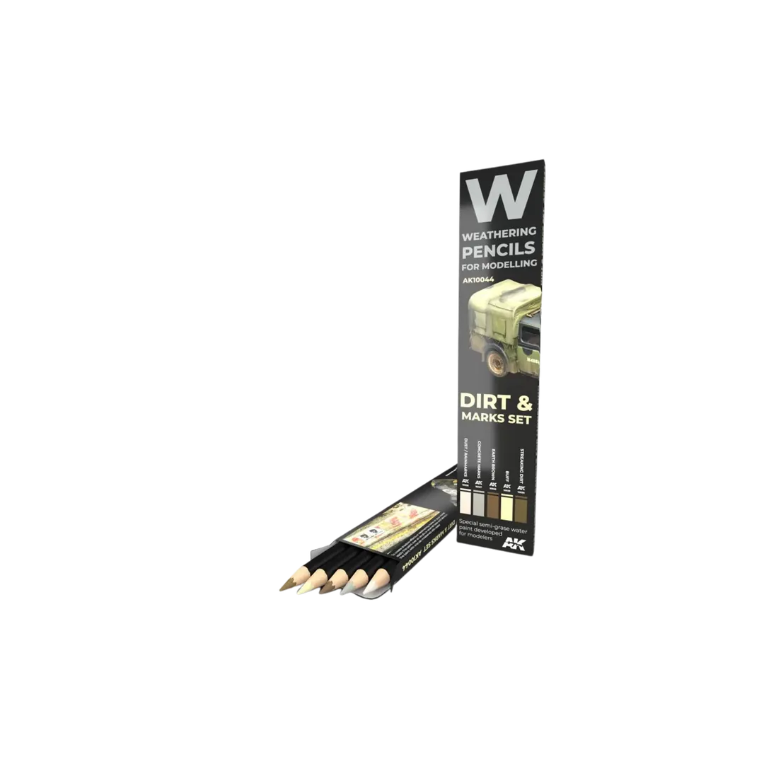 Watercolor Pencil Set Splashes, Dirt and Stains-AK-Interactive-Radaddel