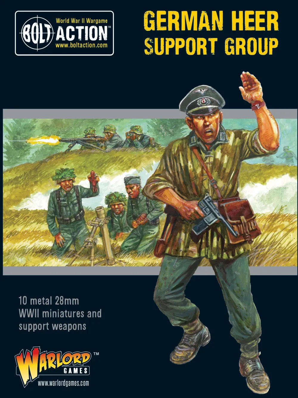 German Heer Support Group-Warlord Games-Radaddel