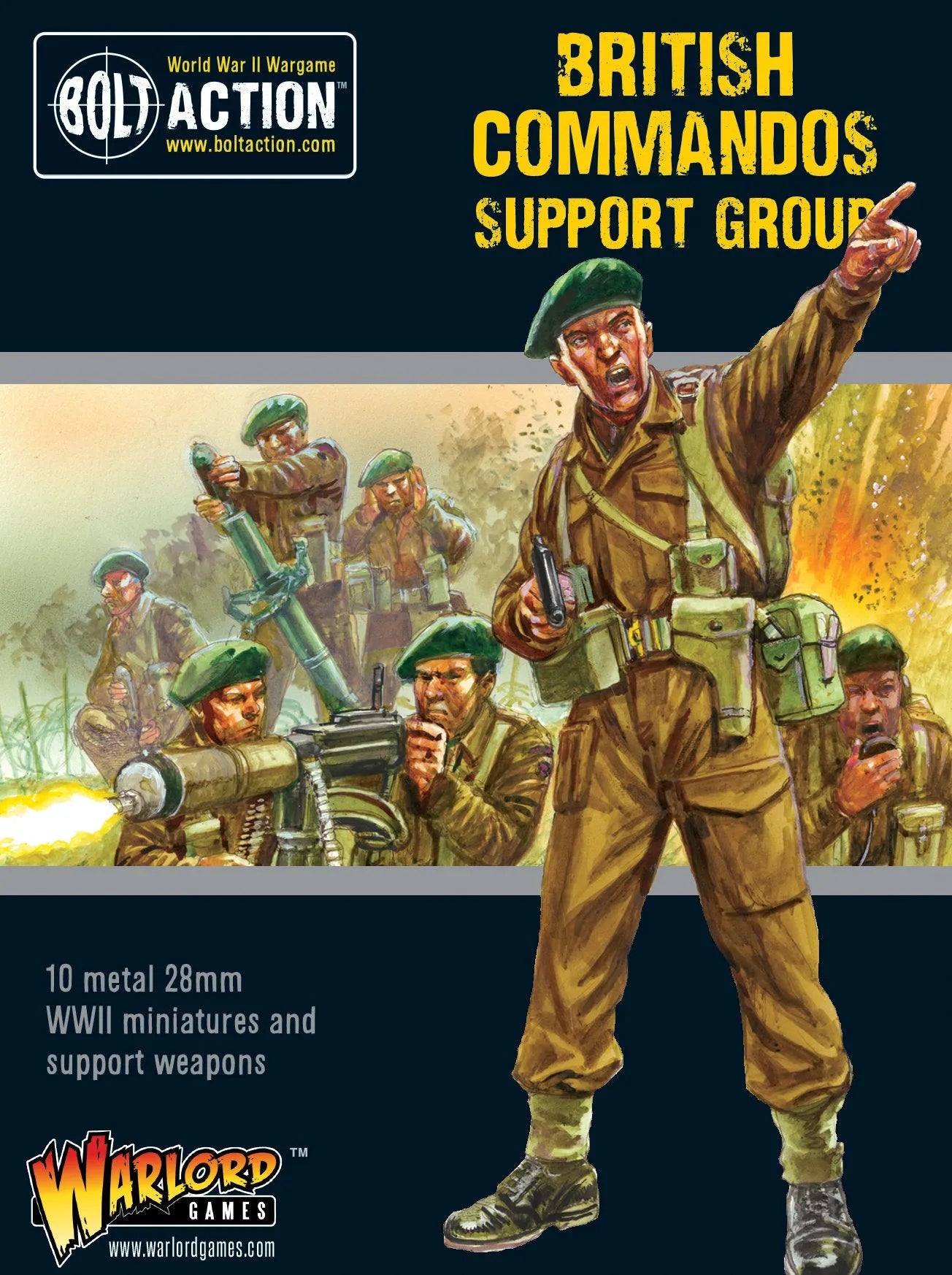 British Commandos Support Group-Warlord Games-Radaddel
