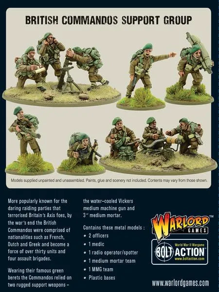 British Commandos Support Group-Warlord Games-Radaddel