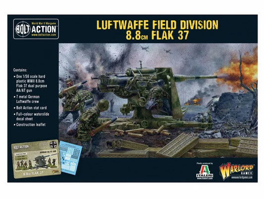 Luftwaffe Field Division 88mm Flak 37-Warlord Games-Radaddel