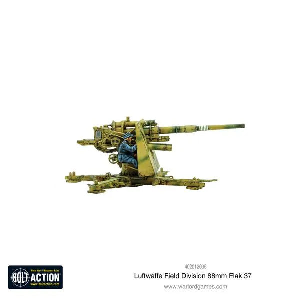 Luftwaffe Field Division 88mm Flak 37-Warlord Games-Radaddel