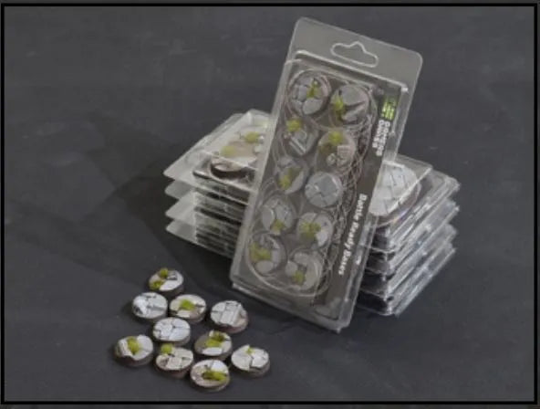 Temple Base Round 25mm (x10)-Gamers Grass-Radaddel