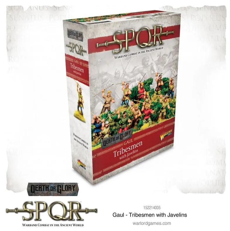 SPQR: Gaul Tribesmen with Javelins-Warlord Games-Radaddel