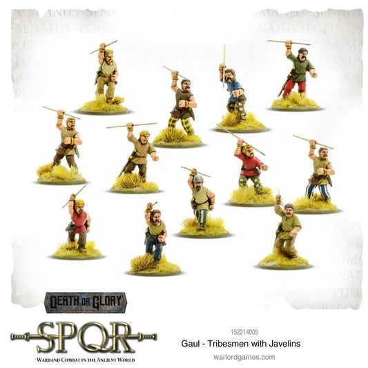 SPQR: Gaul Tribesmen with Javelins-Warlord Games-Radaddel