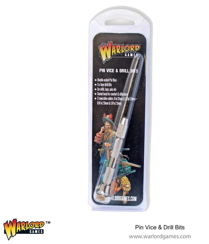 Pin Vice and Drill Bits - Miniaturenhandbohrer-Warlord Games-Radaddel