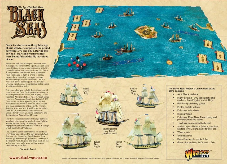 Black Seas: Master & Commander Starter Set (englisch)-Warlord Games-Radaddel