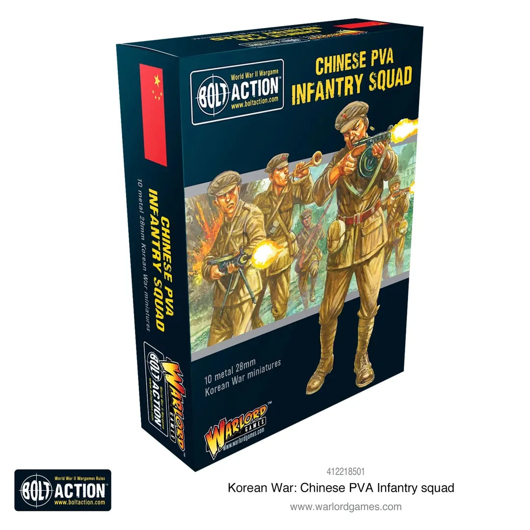Korean War: Chinese PVA Infantry Squad-Warlord Games-Radaddel
