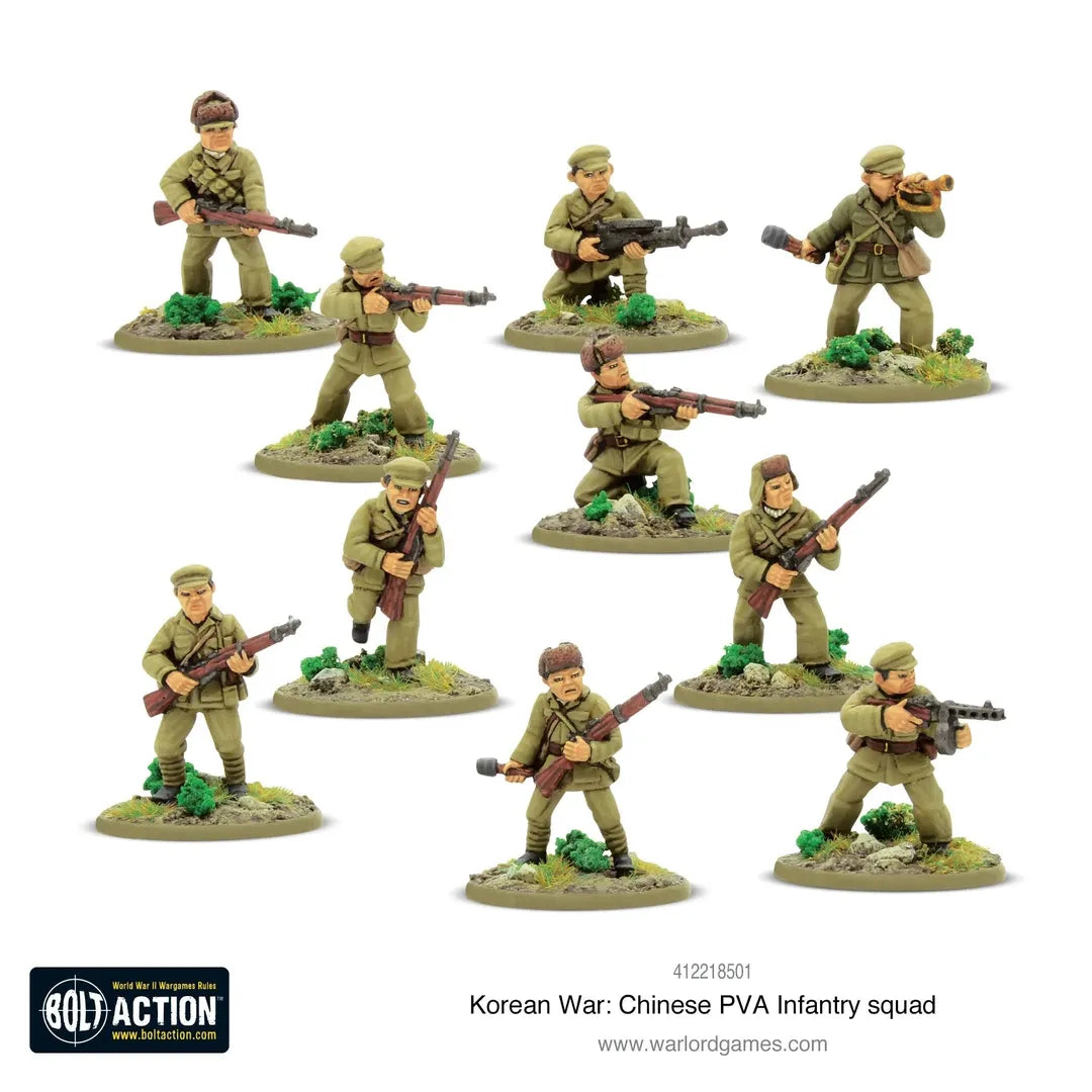 Korean War: Chinese PVA Infantry Squad-Warlord Games-Radaddel