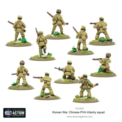 Korean War: Chinese PVA Infantry Squad-Warlord Games-Radaddel