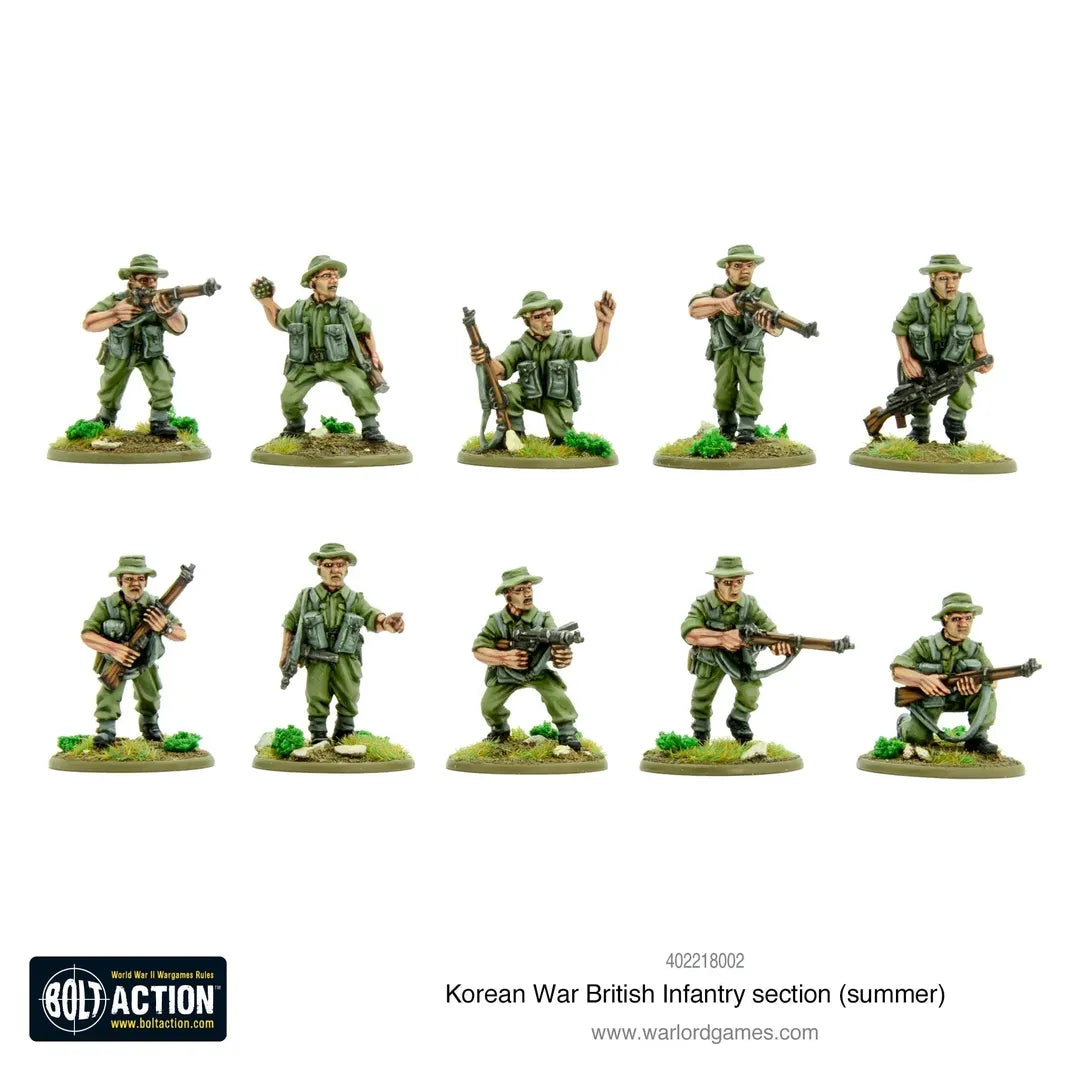Korean War: British Infantry Section (summer)-Warlord Games-Radaddel