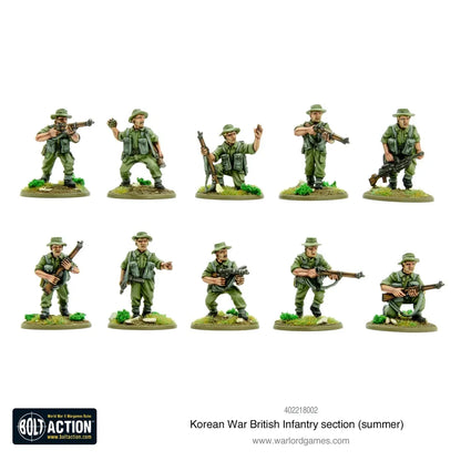 Korean War: British Infantry Section (summer)-Warlord Games-Radaddel