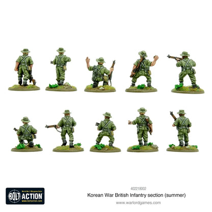 Korean War: British Infantry Section (summer)-Warlord Games-Radaddel