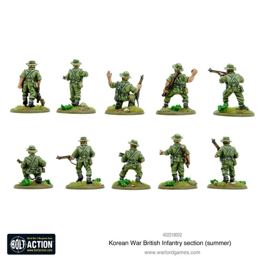 Korean War: British Infantry Section (summer)-Warlord Games-Radaddel