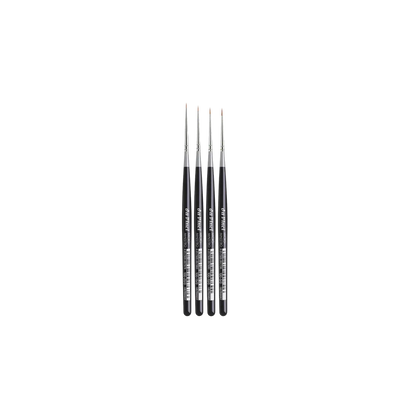 Micro-Maestro Pinselset Serie 100 mit 4 Rotmarderhaar- Pinseln-Da Vinci-Radaddel