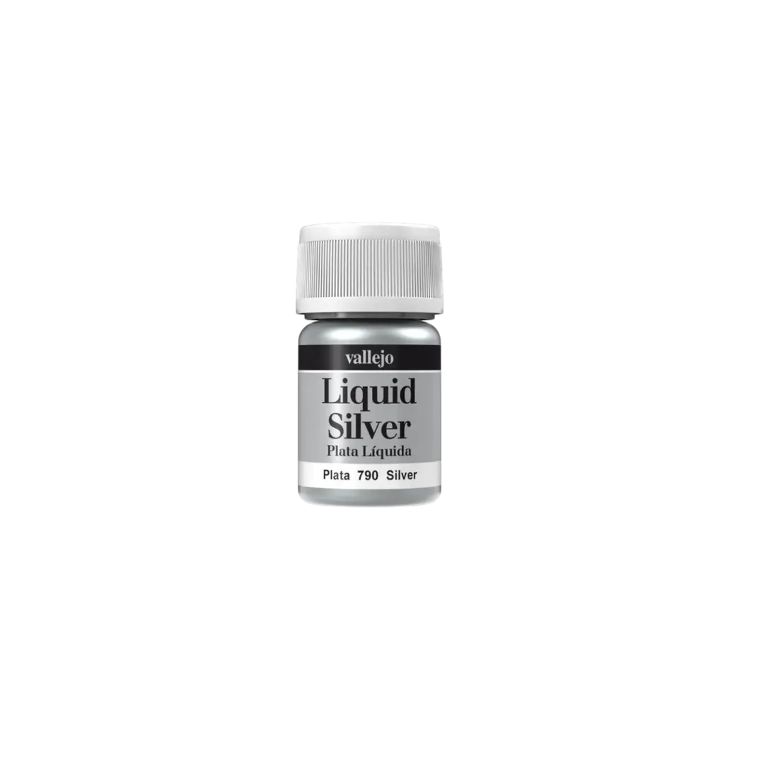 Model Color Silber (Silver) 35 ml (790)-Vallejo-Radaddel