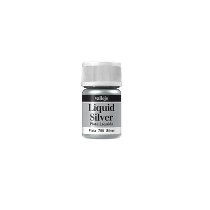 Model Color Silber (Silver) 35 ml (790)-Vallejo-Radaddel