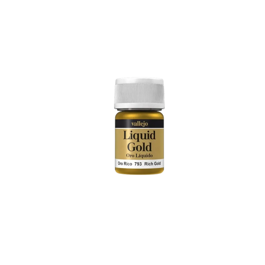 Model Color Reichgold (Rich Gold) 35 ml (793)-Vallejo-Radaddel