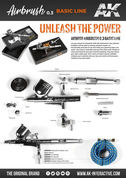 AK AIRBRUSH - BASIC LINE 0.3-AK-Interactive-Radaddel