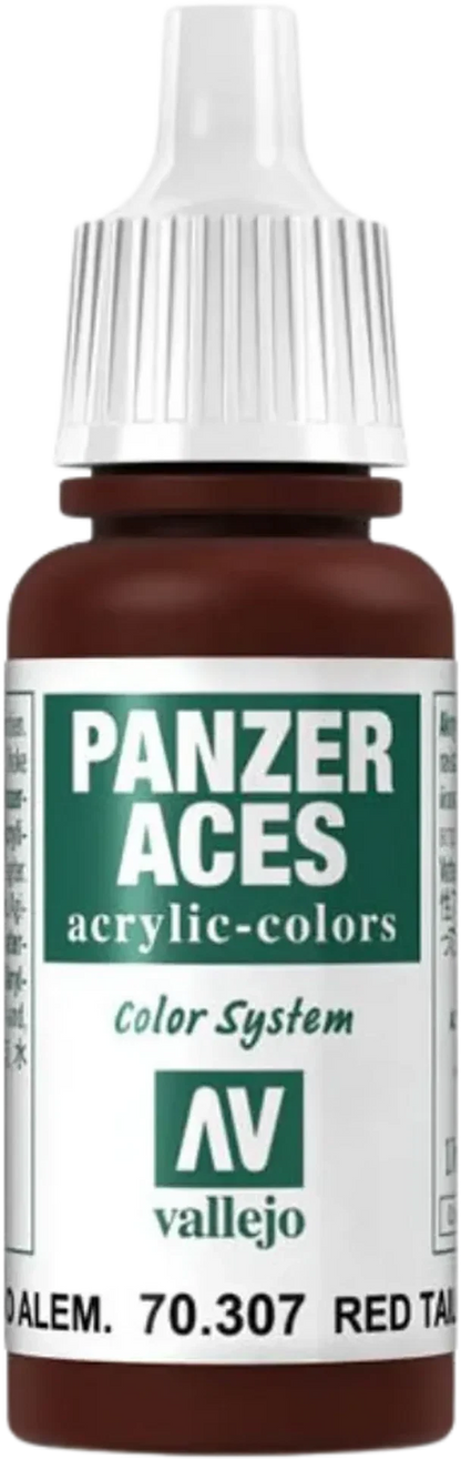 Panzer Aces 007 Red Tail Light 17 ml-Vallejo-Radaddel