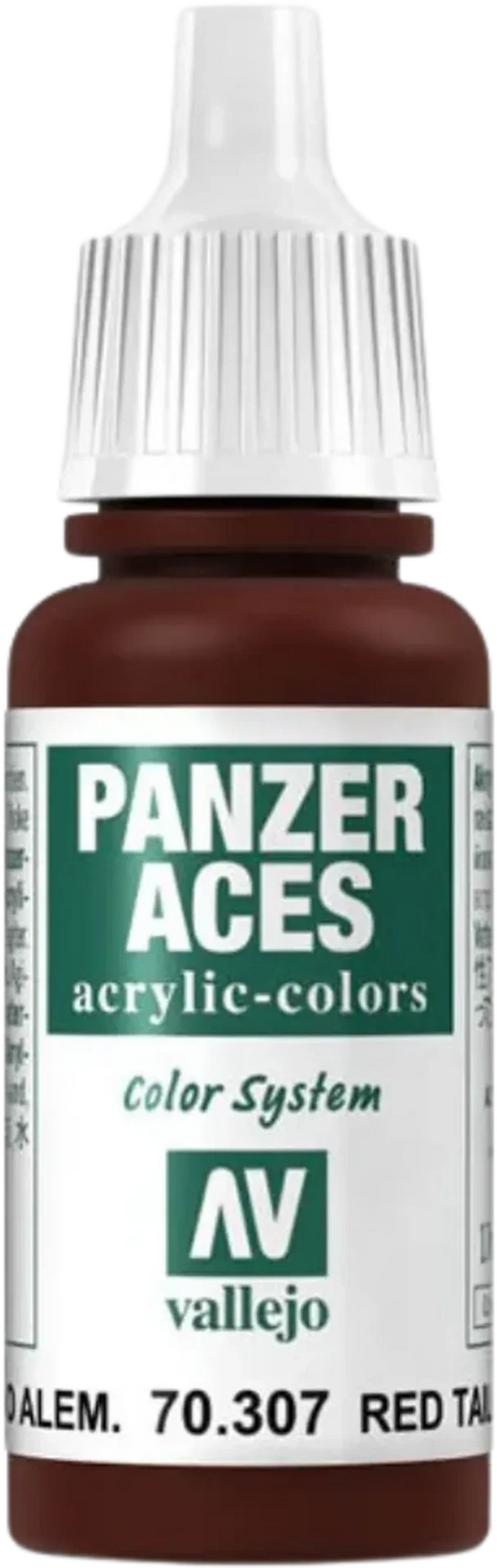 Panzer Aces 007 Red Tail Light 17 ml-Vallejo-Radaddel