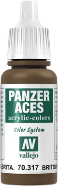 Panzer Aces 017 British Tankcrew 17 ml-Vallejo-Radaddel