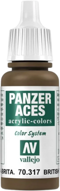 Panzer Aces 017 British Tankcrew 17 ml-Vallejo-Radaddel