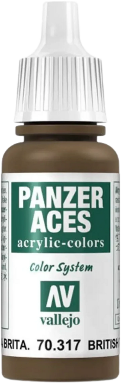 Panzer Aces 017 British Tankcrew 17 ml-Vallejo-Radaddel
