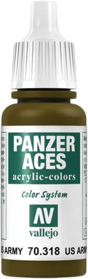 Panzer Aces 018 U.S.Army Tankcrew 17 ml-Vallejo-Radaddel