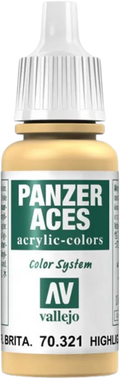 Panzer Aces 021 Highlight British Tankcrew 17 ml-Vallejo-Radaddel
