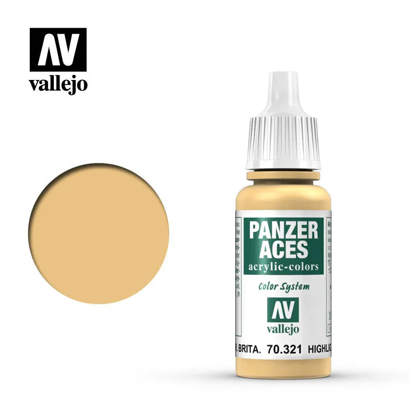 Panzer Aces 021 Highlight British Tankcrew 17 ml-Vallejo-Radaddel