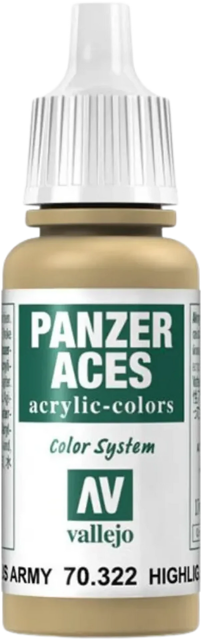 Panzer Aces 022 Highlight U.S. Tankcrew 17 ml-Vallejo-Radaddel