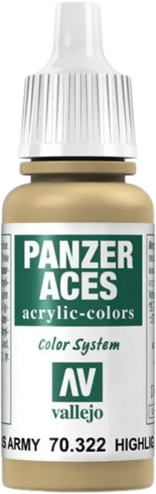 Panzer Aces 022 Highlight U.S. Tankcrew 17 ml-Vallejo-Radaddel