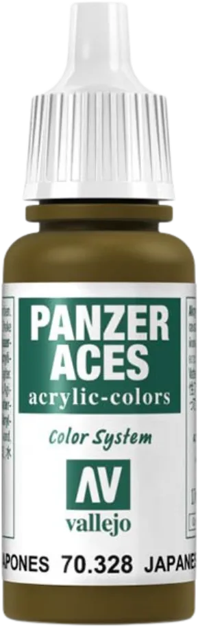 Panzer Aces 028 Japanese Tankcrew 17 ml-Vallejo-Radaddel