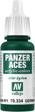 Panzer Aces 034 German Tankcrew (Feldgrau) 17 ml-Vallejo-Radaddel