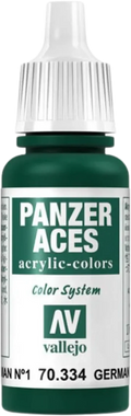 Panzer Aces 034 German Tankcrew (Feldgrau) 17 ml-Vallejo-Radaddel
