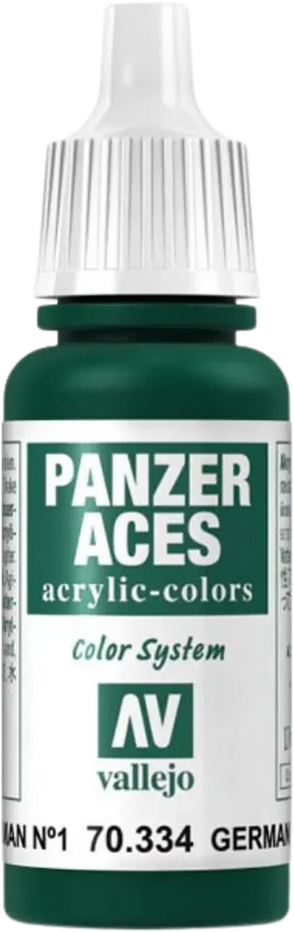Panzer Aces 034 German Tankcrew (Feldgrau) 17 ml-Vallejo-Radaddel