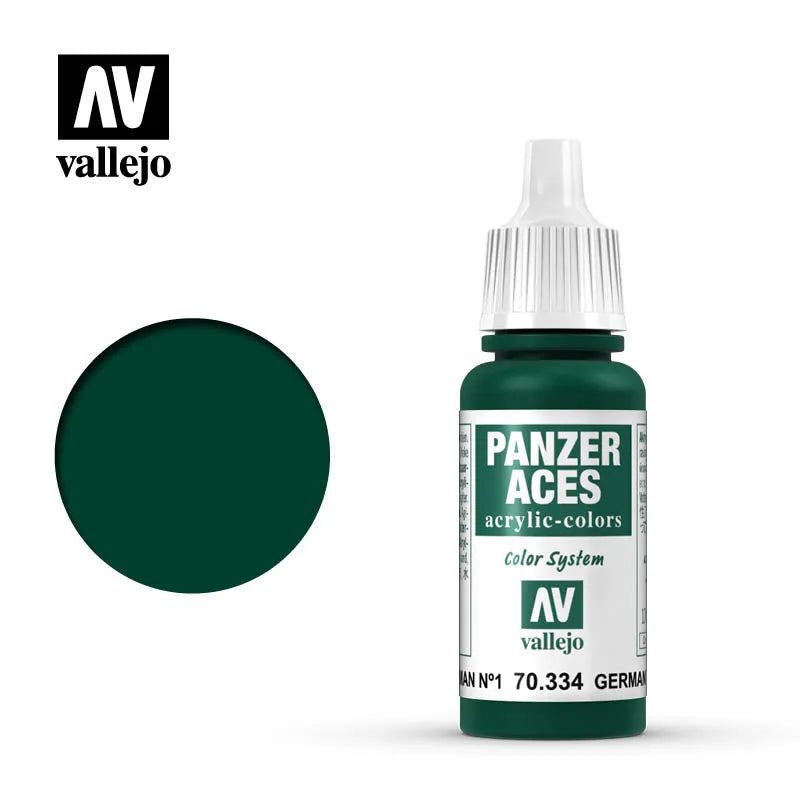 Panzer Aces 034 German Tankcrew (Feldgrau) 17 ml-Vallejo-Radaddel