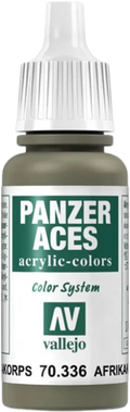 Panzer Aces 036 Afrikakorps Tankcrew 17 ml-Vallejo-Radaddel