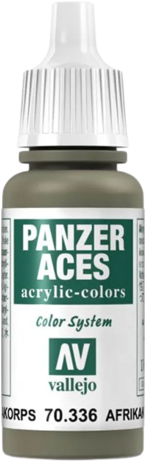 Panzer Aces 036 Afrikakorps Tankcrew 17 ml-Vallejo-Radaddel