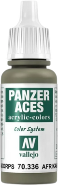 Panzer Aces 036 Afrikakorps Tankcrew 17 ml-Vallejo-Radaddel