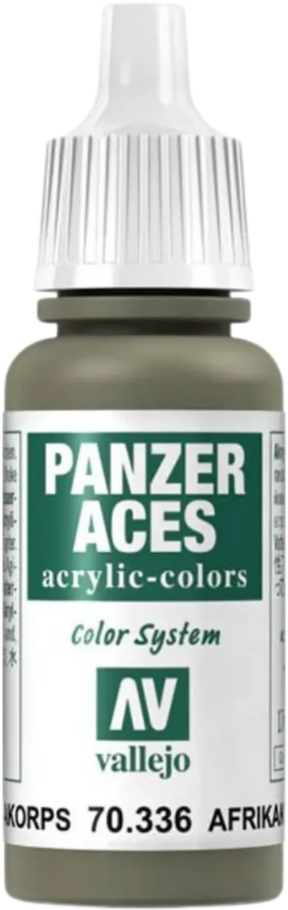 Panzer Aces 036 Afrikakorps Tankcrew 17 ml-Vallejo-Radaddel
