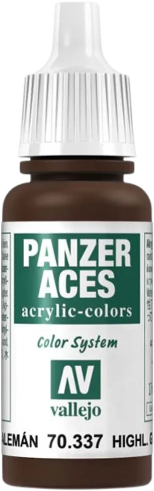 Panzer Aces 037 Highlight German (Black) 17 ml-Vallejo-Radaddel