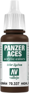 Panzer Aces 037 Highlight German (Black) 17 ml-Vallejo-Radaddel