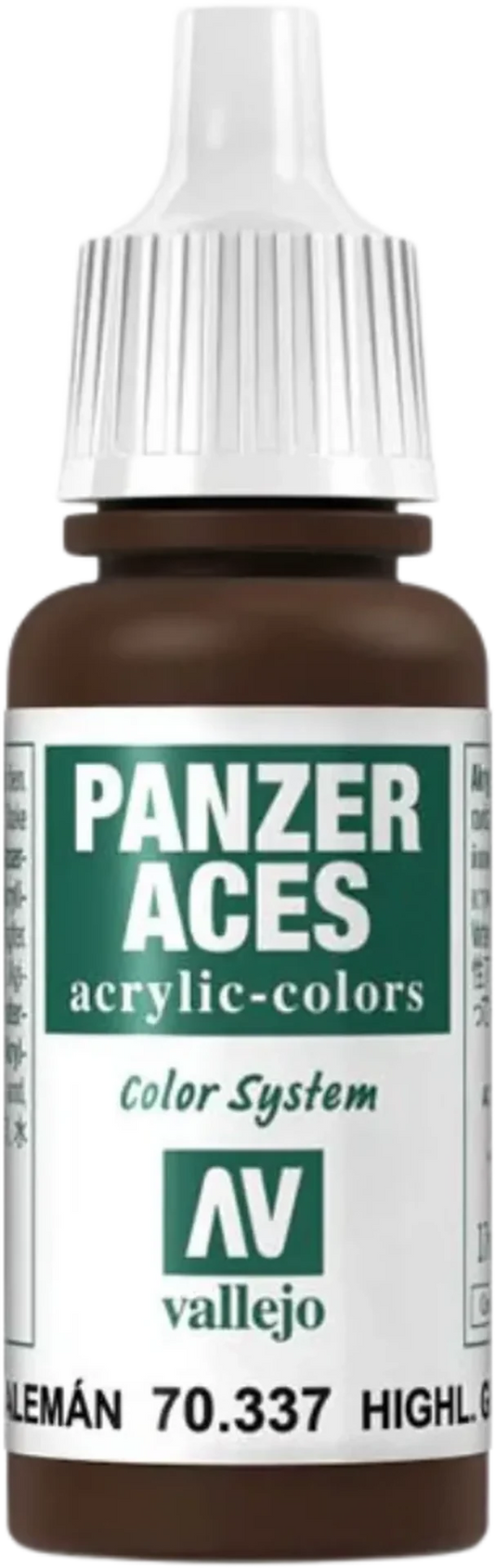 Panzer Aces 037 Highlight German (Black) 17 ml-Vallejo-Radaddel