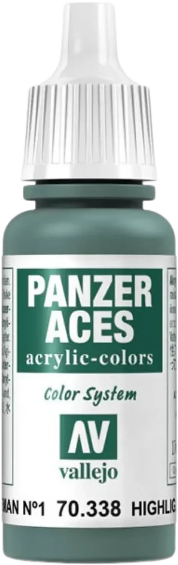 Panzer Aces 038 Highlight German I (Feldgrau) 17 ml-Vallejo-Radaddel