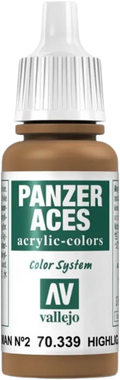 Panzer Aces 039 Highlight German II (Feldgrau) 17 ml-Vallejo-Radaddel