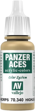 Panzer Aces 040 Highlight Afrikakorps 17 ml-Vallejo-Radaddel