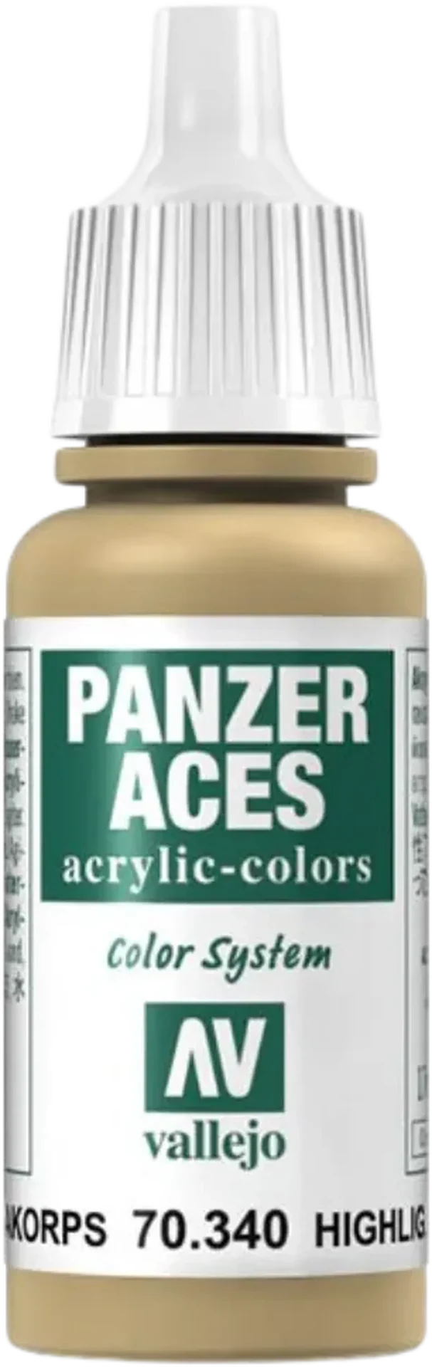 Panzer Aces 040 Highlight Afrikakorps 17 ml-Vallejo-Radaddel